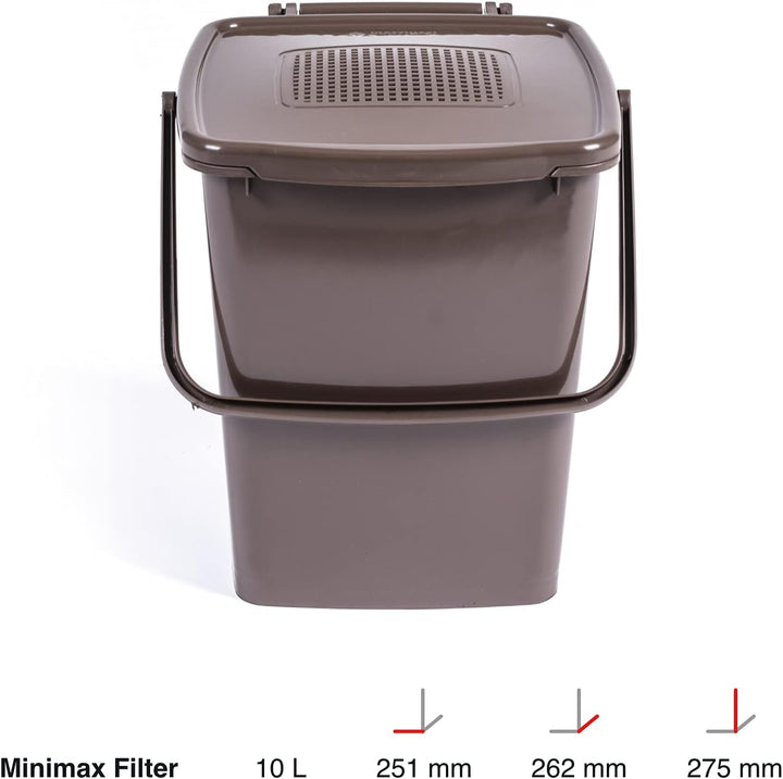 MATTIUSSI MINUMIAX PRO 10 MINIMAX Filter, Kunststoff, Dunkelbraun, 10 L, 2000