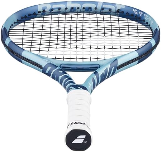 Babolat, Tennisschläger Modell Pure Drive Junior, Farbe Blau, Graphitrahmen, Besaitungsplan 16x19 16