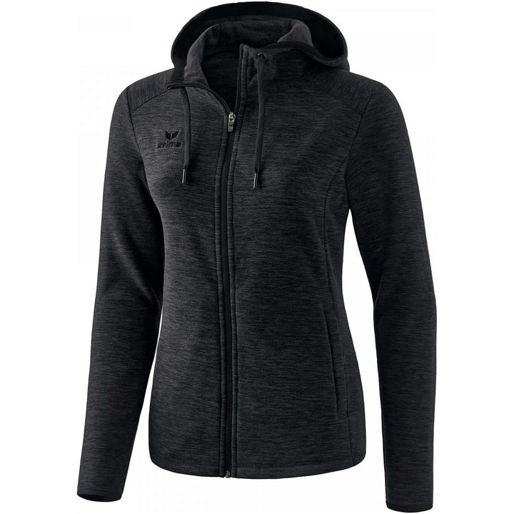 Erima Damen Basic Stepp-/Strickjacke mit Kapuze 36, 36