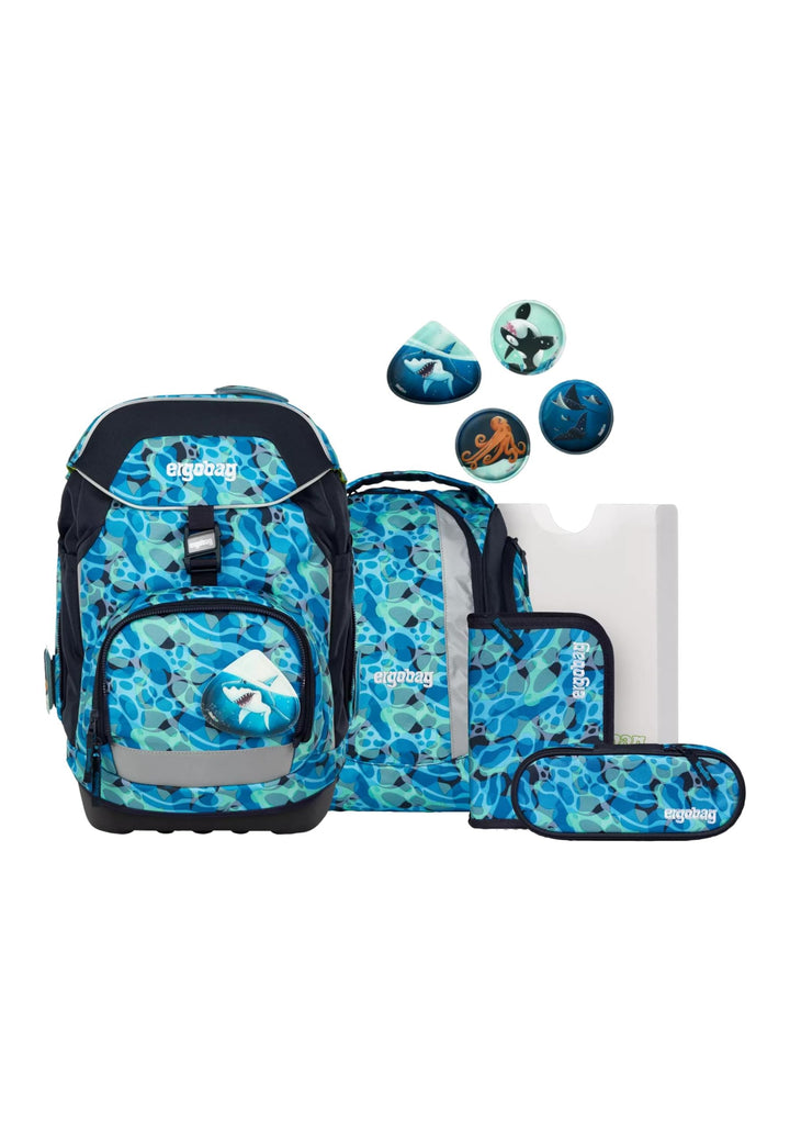 ergobag Pack Set ergonomischer Schulrucksack flexibel 6-teilig Set 1. Klasse Grundschule für Mädchen