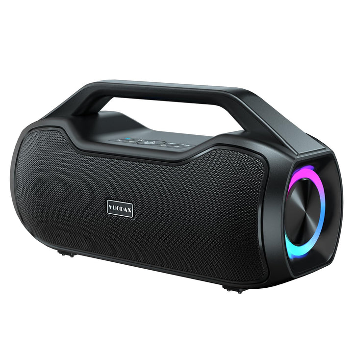 Bluetooth Lautsprecher Tragbare Musikbox, 200W Spitzenleistung, Bass Boost 2 * Subwoofer IP65 Wasser