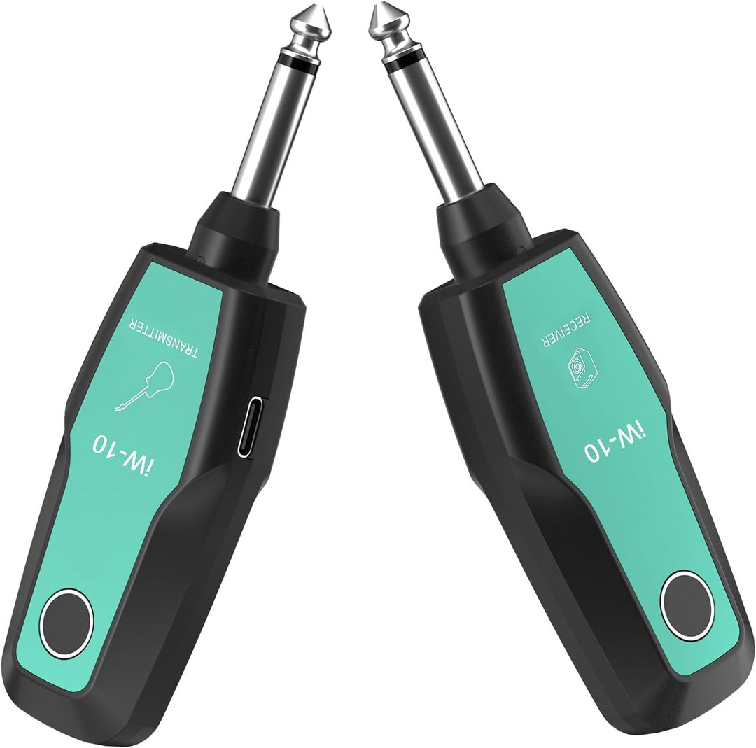 Btuty 2,4 GHz Wireless Guitar System, Kabelloser Gitarren Sender Empfänger, Wiederaufladbares Funküb