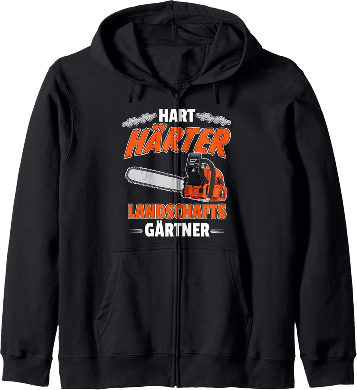 Hart Hardter Landschaft Gärtner Spruch Geschenke Kapuzenjacke