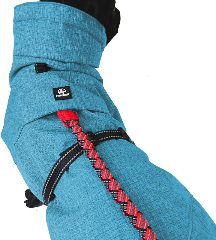 Croci Hiking Hundemantel, wasserdicht, für Hunde, Makalu, wärmeregulierendes Futter, Türkis, 40 cm t