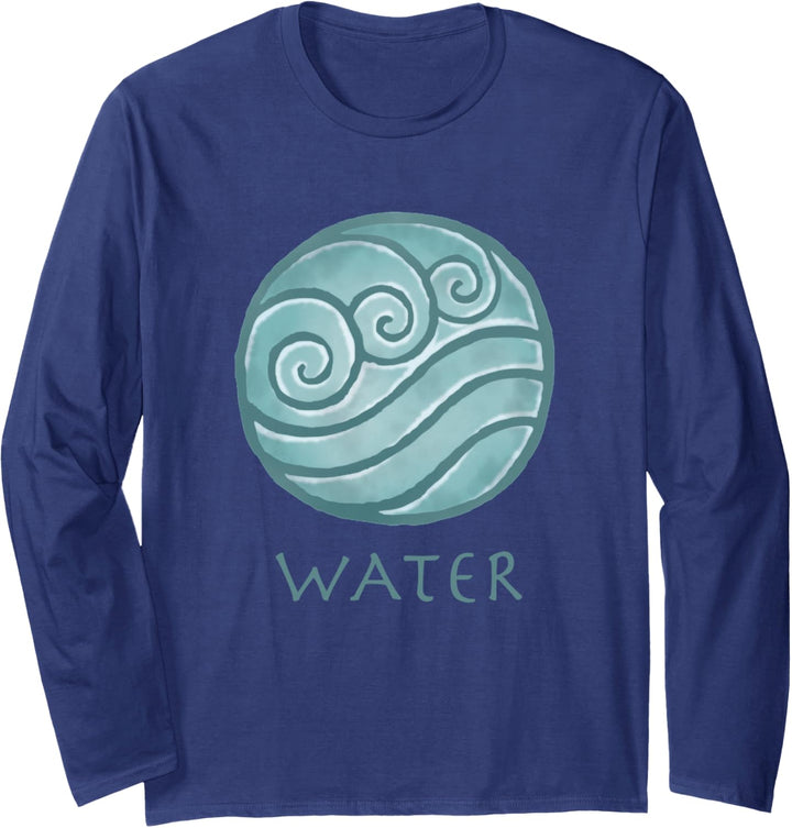 Avatar: The Last Airbender Water Element Symbol Langarmshirt
