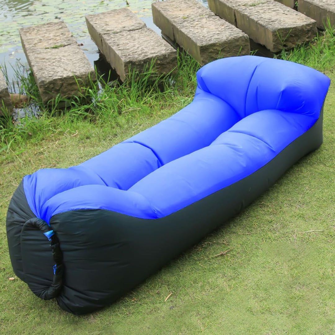 WANGCL Aufblasbares Sofa, tragbares Campingsofa, 240 x 75 cm, für Camping, Hinterhof, Pool, Strandpa