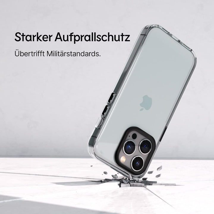 RhinoShield Clear Case kompatibel mit MagSafe für [iPhone 12 Pro Max]|Überragende Magnetstärke, Verg