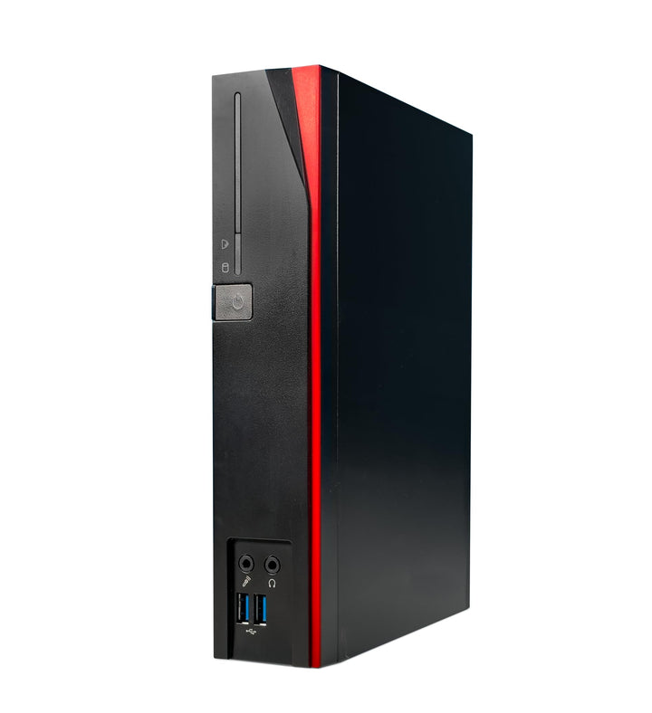 Fujitѕu - Schneller Mini PC mit Intel Quad Core - Silent Desktop Computer + Multimedia Rechner bis z
