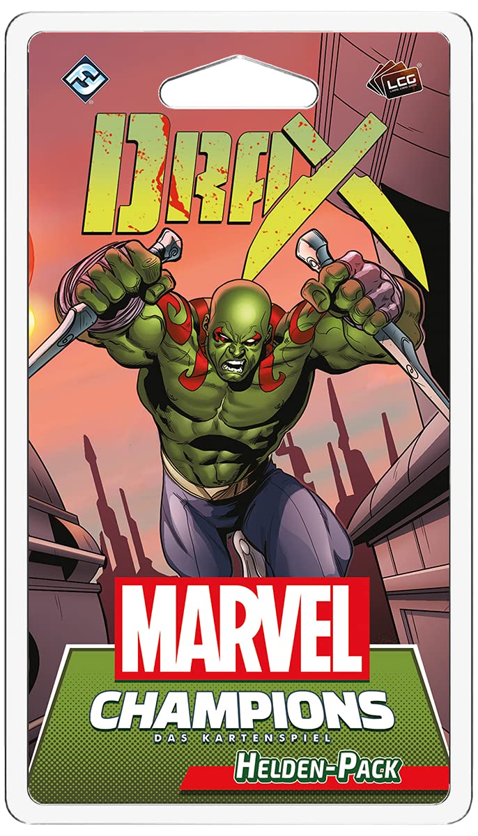 Fantasy Flight Games, Marvel Champions: LCG – Drax, Helden-Erweiterung, Expertenspiel, Kartenspiel,
