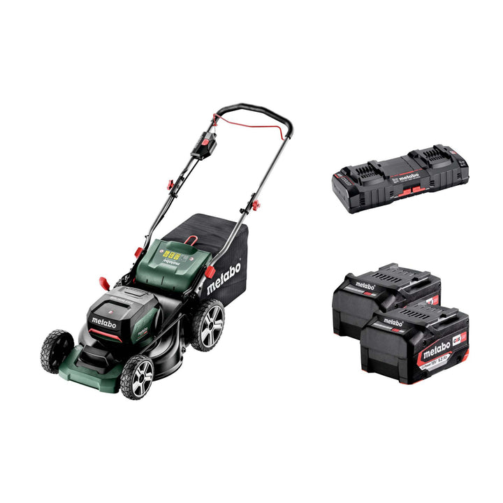 Metabo Akku-Rasenmäher mit Mulchfunktion RM 36-18 LTX BL 46 (601606650) für grosse Flächen im Garten