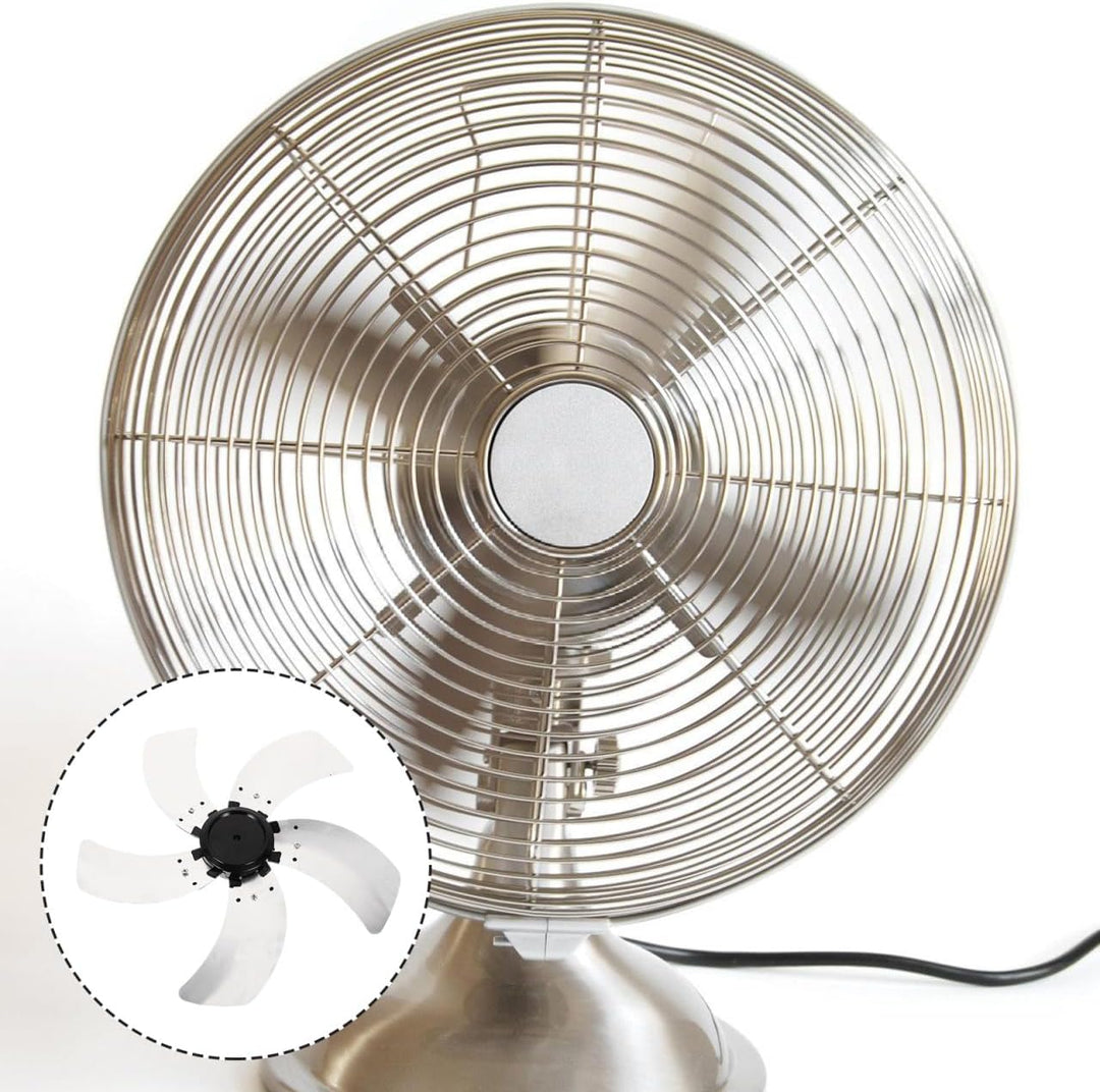 Luxshiny Stehventilator Ersatzteil Metall Lüfterblatt mit Blättern Kompatibel Einfache Installation