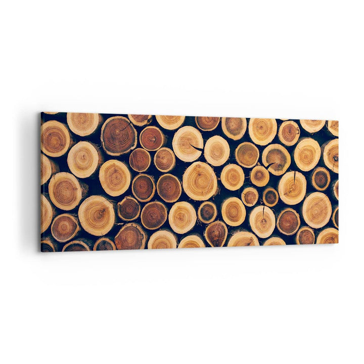 Wandbilder Dekoration Wohnzimmer Knoten Baum Stamm Panorama Bilder auf Leinwand 120x50cm Leinwandbil