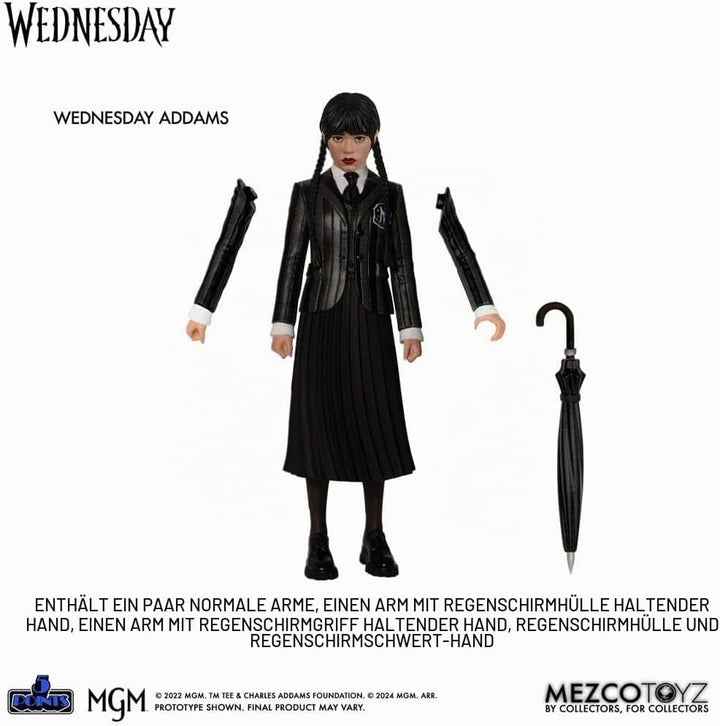 Wednesday Figurines 5 Points Wednesday &amp; Enid Boxed Set 10 cm