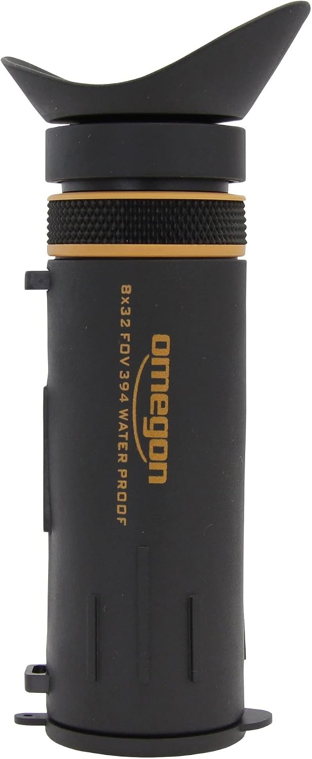 Omegon Monokular Fernglas 8x32 8-facher Zoom mit grossem Sehfeld wasserdicht für Reisen und Vogelbeo