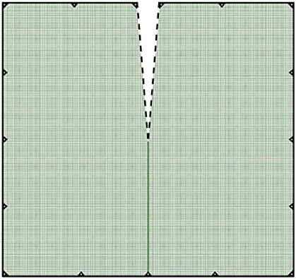 Inferramenta Netz für die Sammlung von Oliven, Modell: Anti-Styrol, aus Polyethylen, 90 g/m², mit Ös