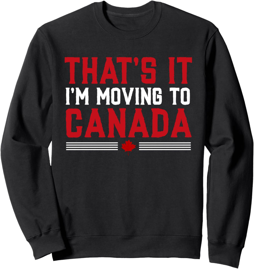 Kanada Fan Kanadische Flagge Lustiges Kanadier Sweatshirt