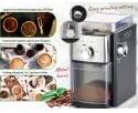 Adler AD 4448 Burr Kaffeemühle elektrisch mit stufenloser Mahlgradeinstellung 250 Gramm Bohnenbehält