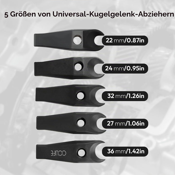 CCLIFE Spurstangenkopf Ausdrücker 20mm Kugelgelenkabzieher Traggelenk Abzieher Traggelenk Werkzeug u