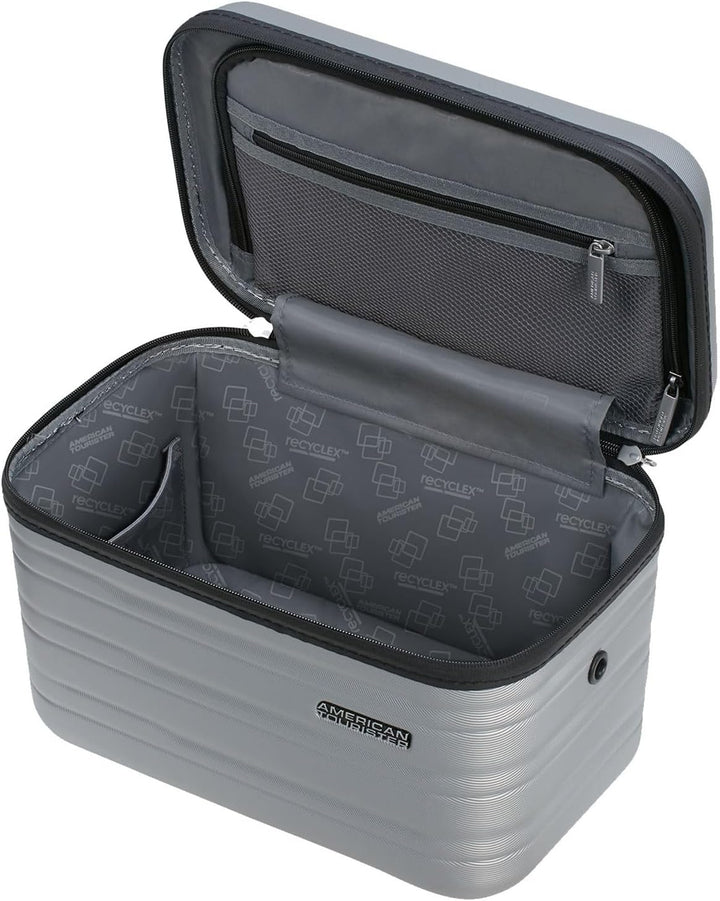 American Tourister Flashline - Kosmetikkoffer, 36 cm, Silber (Sky Silver)