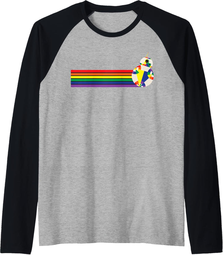 Star Wars BB-8 Rainbow Raglan