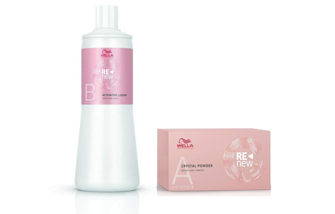 Wella Color Renew Activator Liquid 500 ml + Crystal Powder 5 x 9 g SET