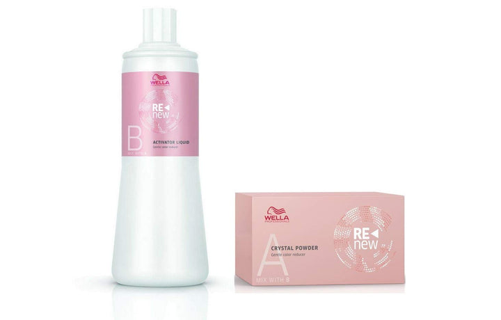 Wella Color Renew Activator Liquid 500 ml + Crystal Powder 5 x 9 g SET