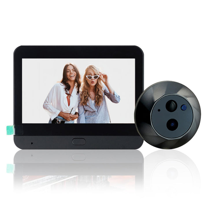 Bewinner 1080P Video Türklingel mit Kamera, 4,3-Zoll-LCD HD Bildschirm, 130° Weitwinkel, Visuelle Tü