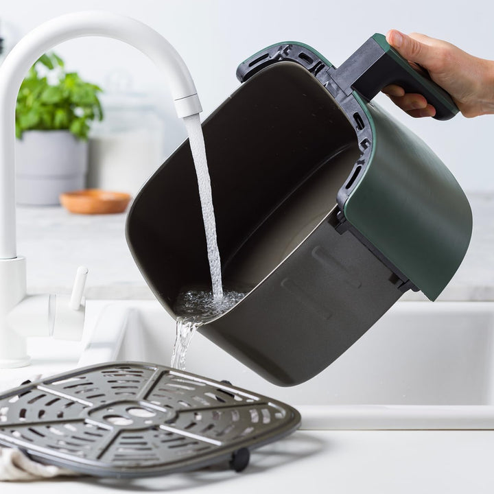 GreenPan Bistro Heissluftfritteuse, Airfryer, 7,2 Liter, 1650 Watt, LED-Touchscreen, Antihaftbeschic