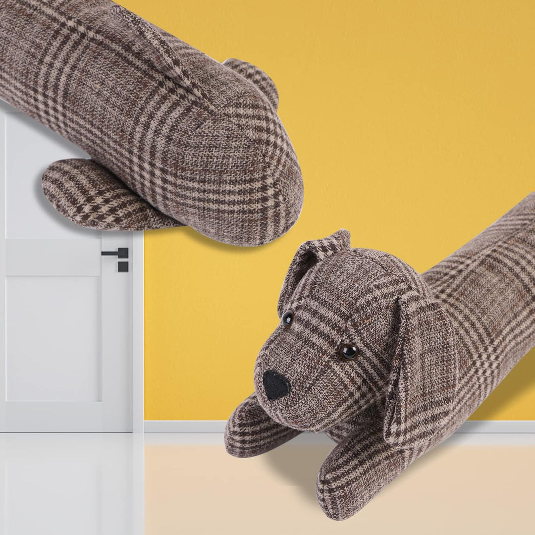 Zugluftstopper für Hunde unter der Tür, strapazierfähig, 1.4 kg, 86.4 cm, dekorativer Stoff, Tür-Zug