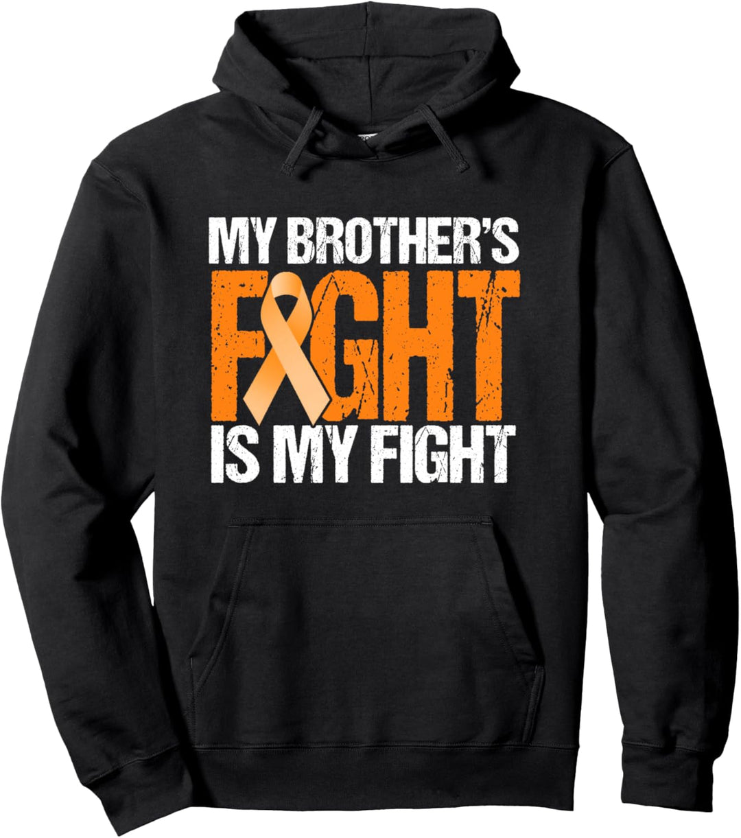 COPD Awareness Orange Ribbon Der Kampf meines Bruders ist Pullover Hoodie