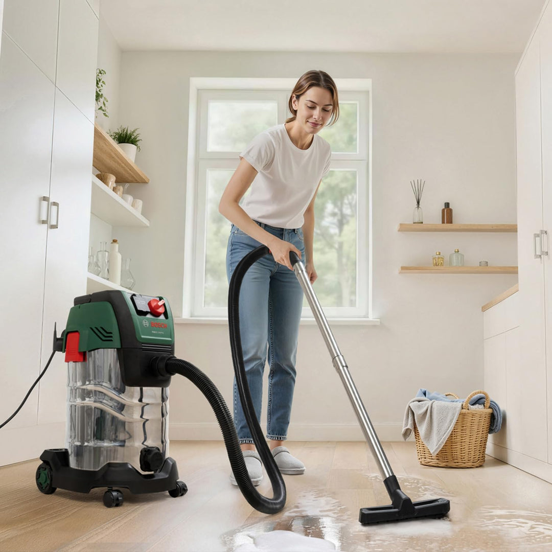 Bosch kabelgebundener Sauger PAS30-240PRS (Verlängerungsrohre (Edelstahl), Schlauch 2,2 m, Griff-/Wi