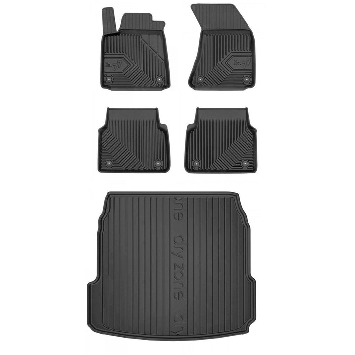 Satz Fussmatten und Gummimatte für Audi A8 D4 2013-2017