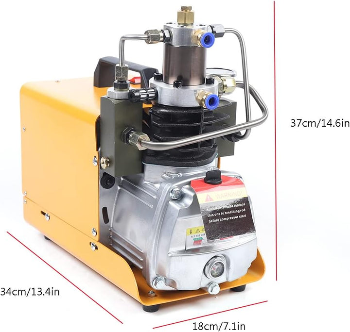 1800W Hochdruck Luft Kompressor Elektrische Pcp Luftkompressor mit Öl-Wasser-Trenner 220V 30Mpa Verb