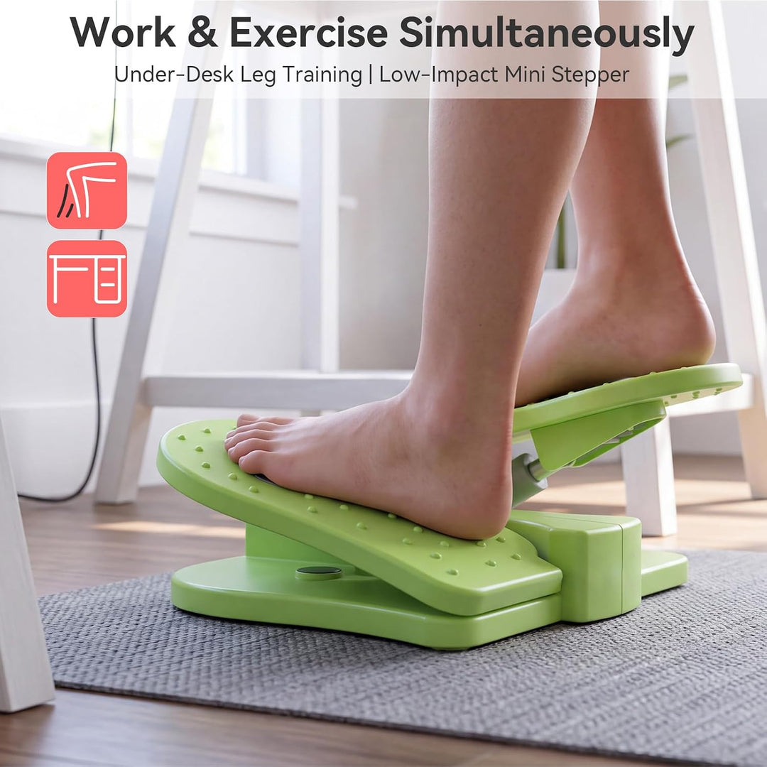 Foot Stepper Machine, verstärkter Nylon Mini -Stepper -Trainer ruhige Falten unter dem Schreibtisch