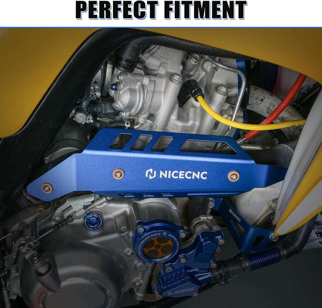 NICECNC Blue Mid Pipe Heat Shield blau, blau