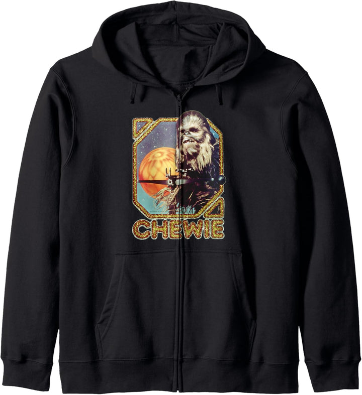 Star Wars Chewie Sparkle Wookiee Badge Kapuzenjacke