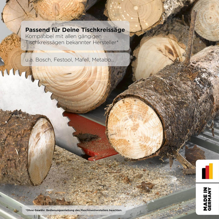 kwb Kreissägeblatt 350 x 30 mm, Made in Germany, nagelfester Spezial-Trapezzahn, mittlere Schnittgüt