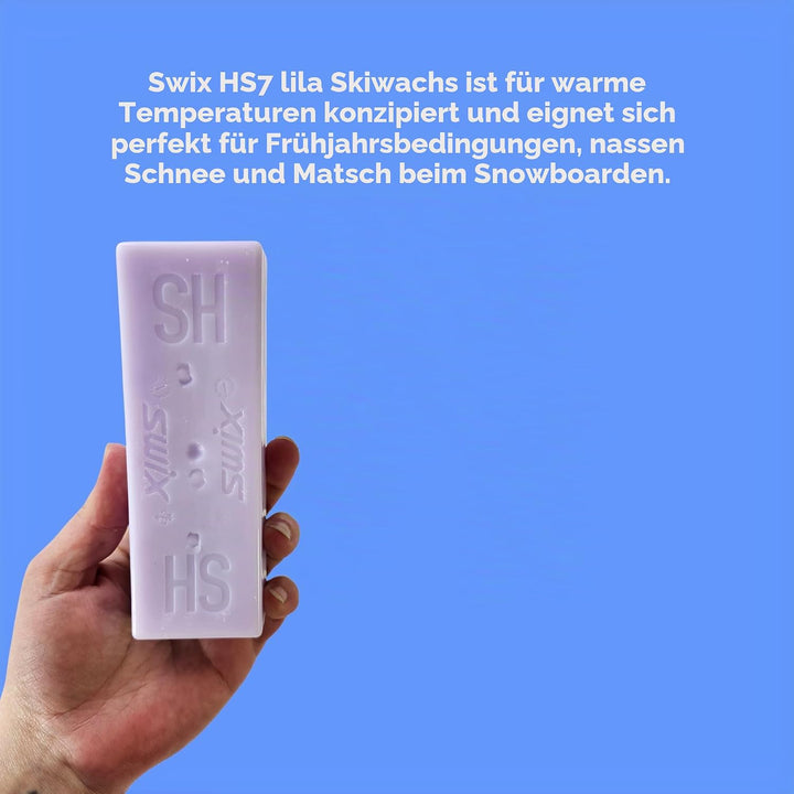 Swix HS7 Skiwachs, Violet 2°C/-8°C, 180g