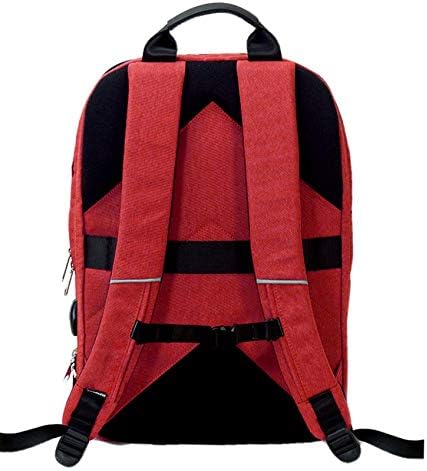 Invicta Biz L Bürorucksack - Rot - Laptopständer bis 15,6 Zoll - USB-Adapter - Arbeit Rot Iv L, Rot