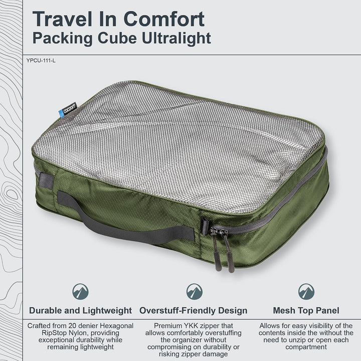 Cocoon Packing Cube Ultralight Grösse L olive green Olive Green Gross, Olive Green Gross