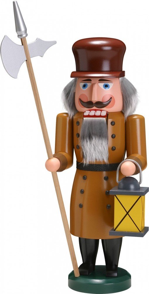 Seiffener Volkskunst Nussknacker klassisch Nachtwächter (36 cm)