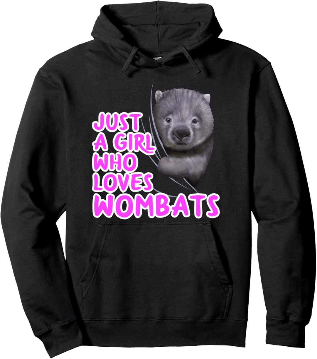 Wombat Outfit Damen Mädchen Tierfreund Geschenk Wombat Pullover Hoodie