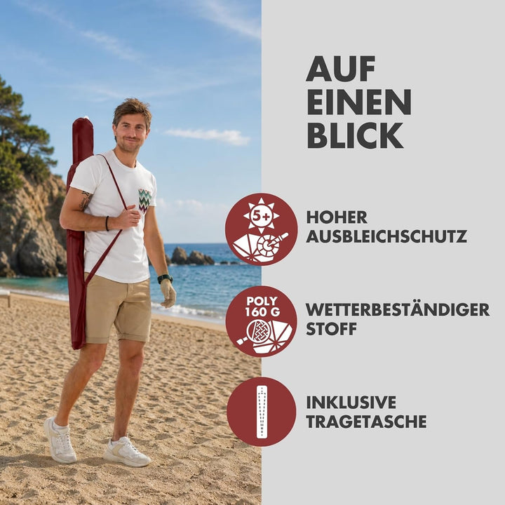 derby Strandschirm Mittelmast, &amp;