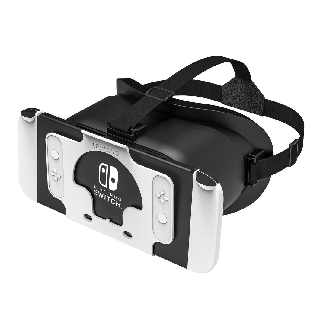 DEVASO VR Brille für Nintendo Switch/Switch OLED mit einstellbaren HD-Linsen, 3D VR (Virtual Reality