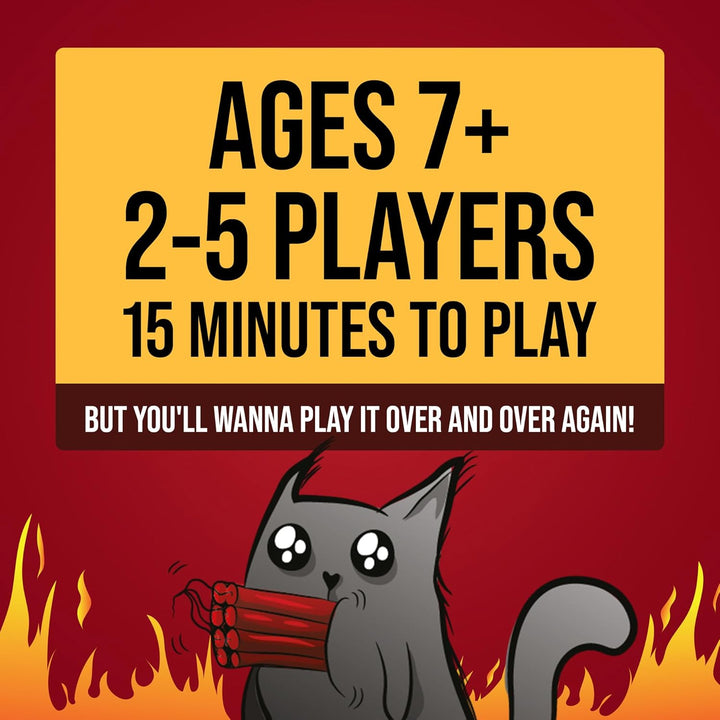 Exploding Kittens: (Kartenspiel in englischer Version, Englisch