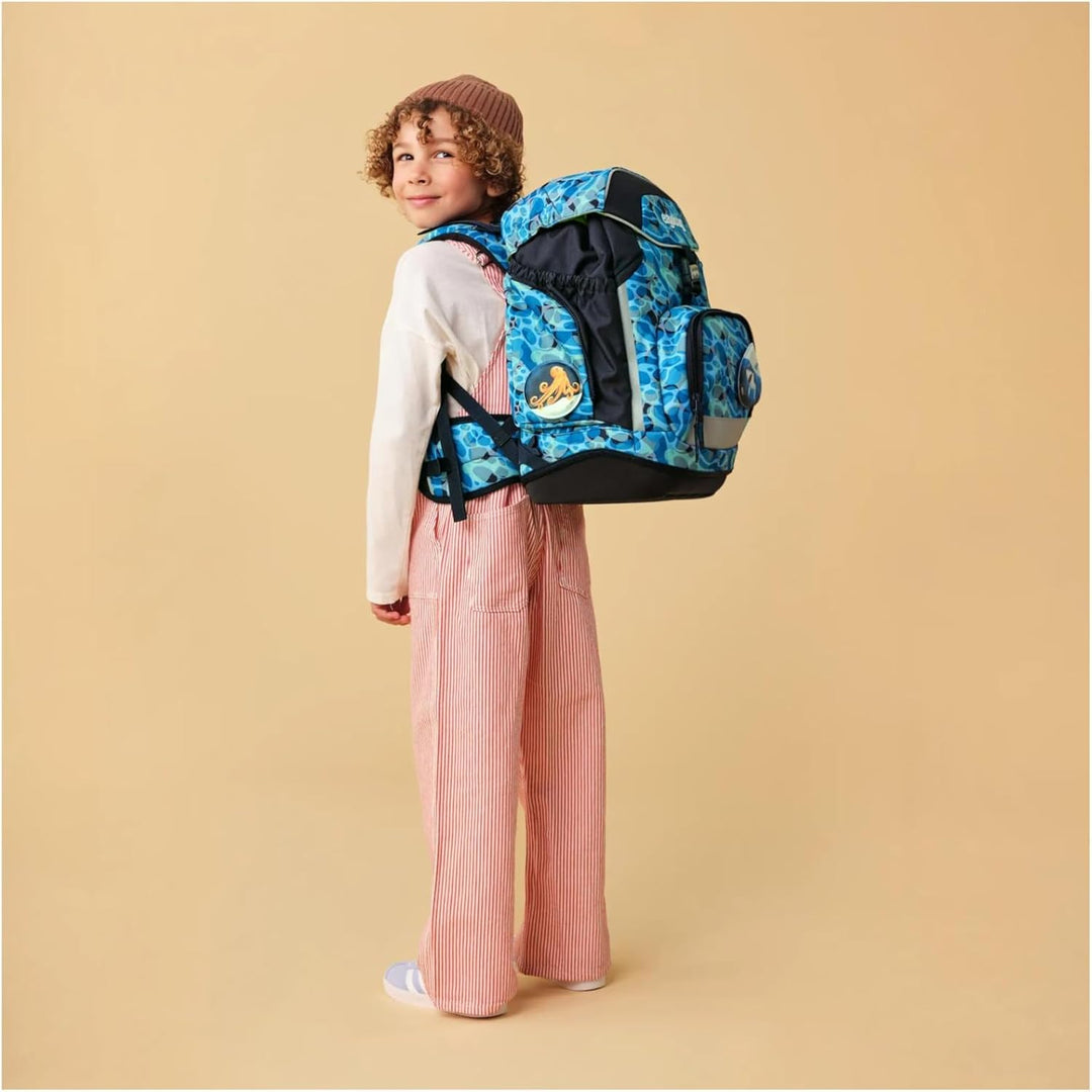 ergobag Pack Set ergonomischer Schulrucksack flexibel 6-teilig Set 1. Klasse Grundschule für Mädchen