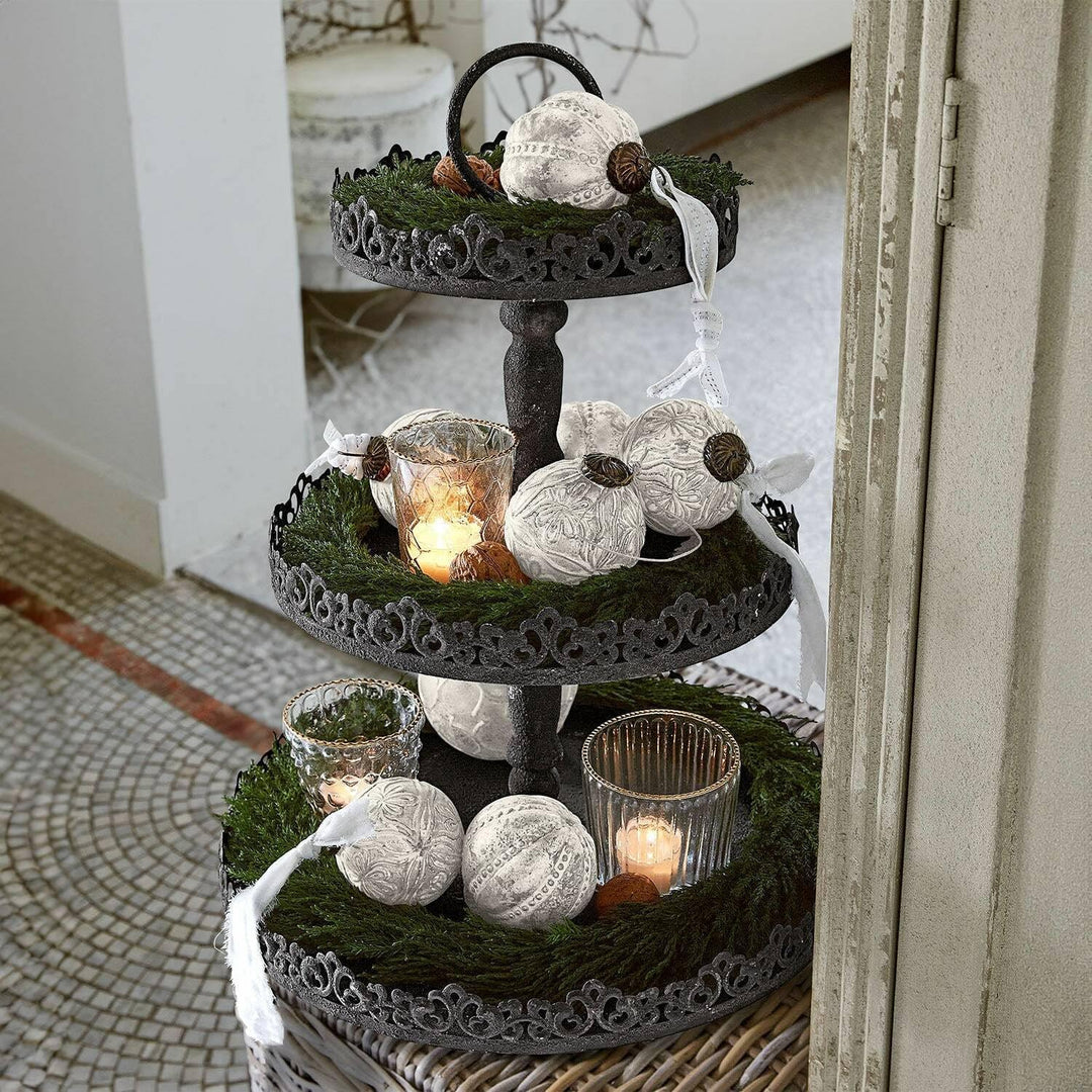 Loberon Etagere Garnette, antikgrau