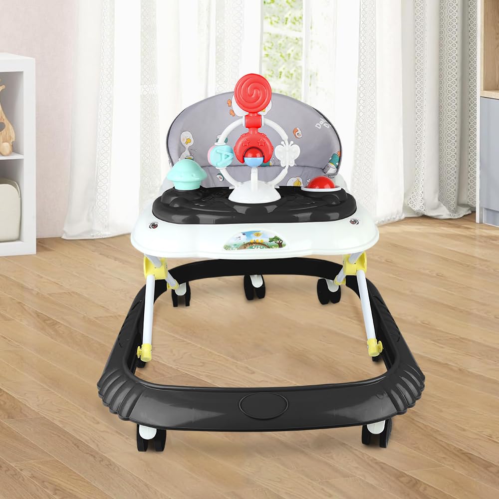 Lauflernhilfe für Babys, Jungen, Mädchen, mitwachsend, 5-in-1, faltbar, 4 verstellbare Höhen, Lichte