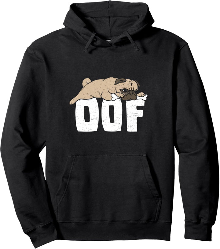 Mops: Oof Pug - Zocken Pullover Hoodie