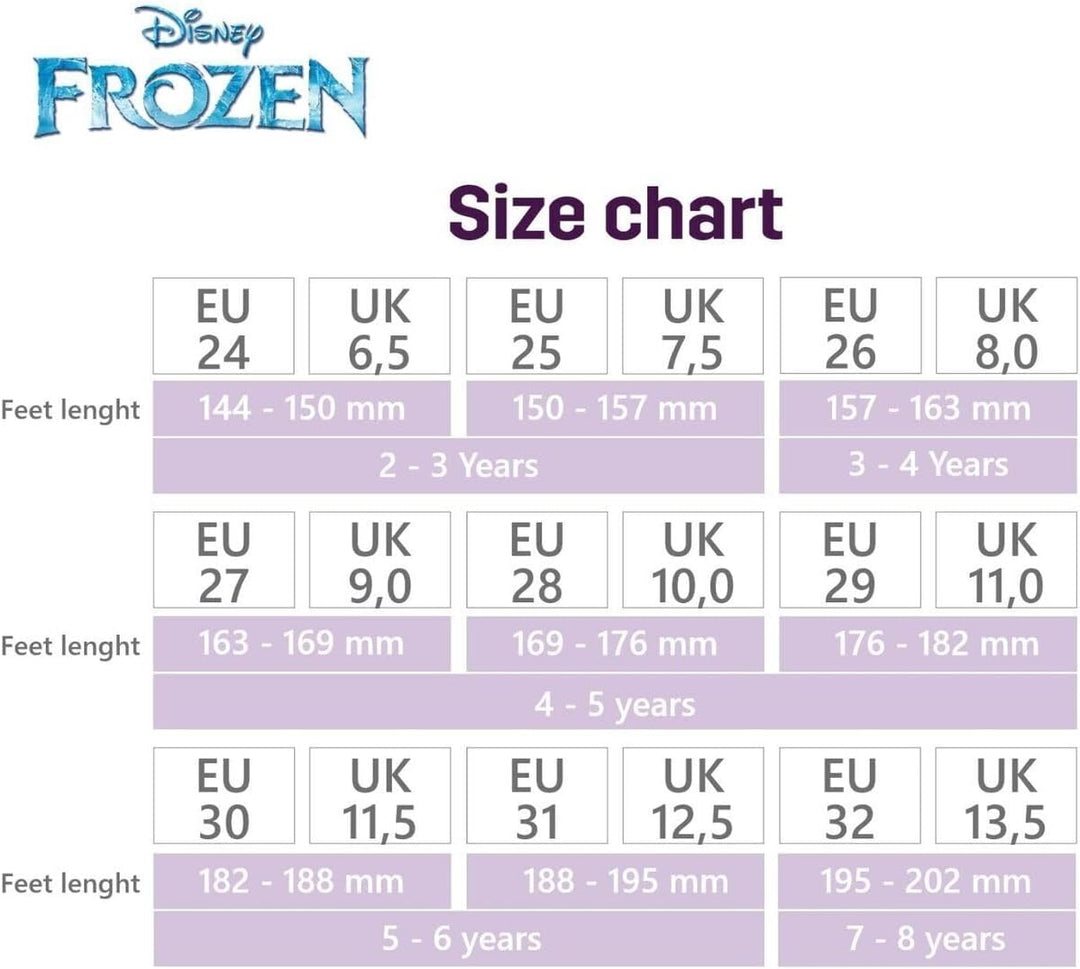 Leomil Frozen ELSA Schuhe Blinkschuhe Mädchen, Ideal for Schule und Freizeit 25 EU Lila 545, 25 EU L